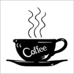 377 15-15 Kávés csésze - árny kép - coffee